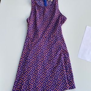 Blue/ brown dress